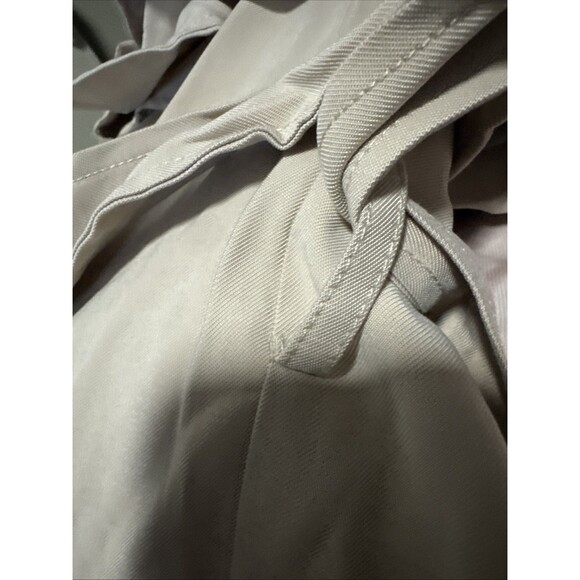 Banana Republic Soft Trench Coat SZ M oxford tan NWT - Picture 13 of 13